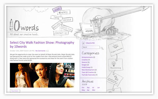 10Words Website