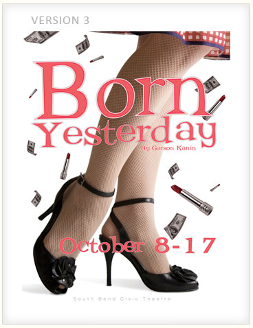 Born Yesterday poster, second redesign