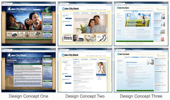 Lake City Bank design concepts